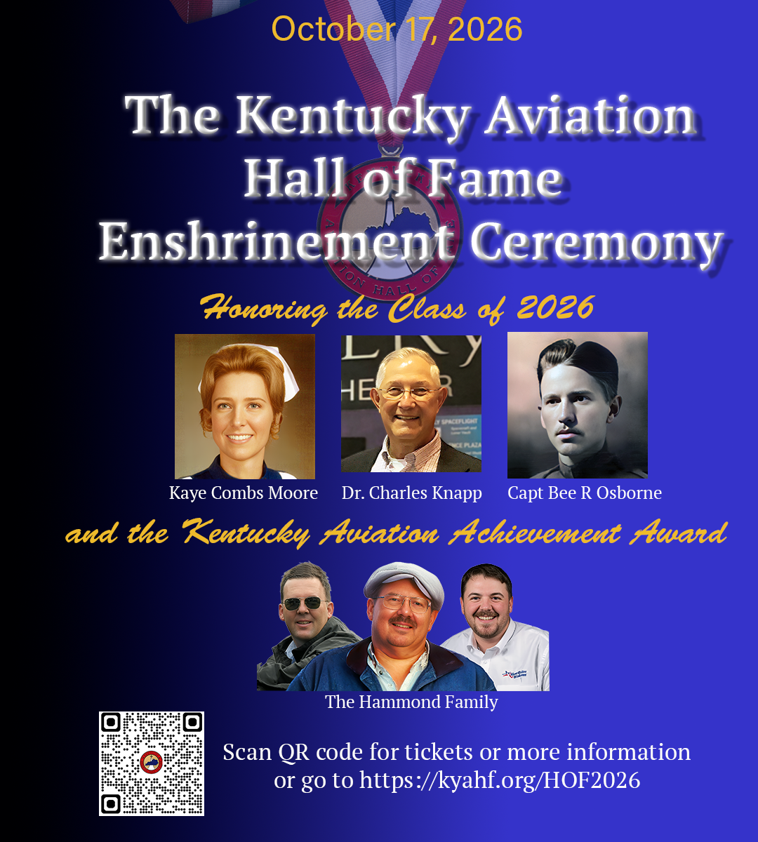 Kentucky Aviation Hall of Fame Invitation